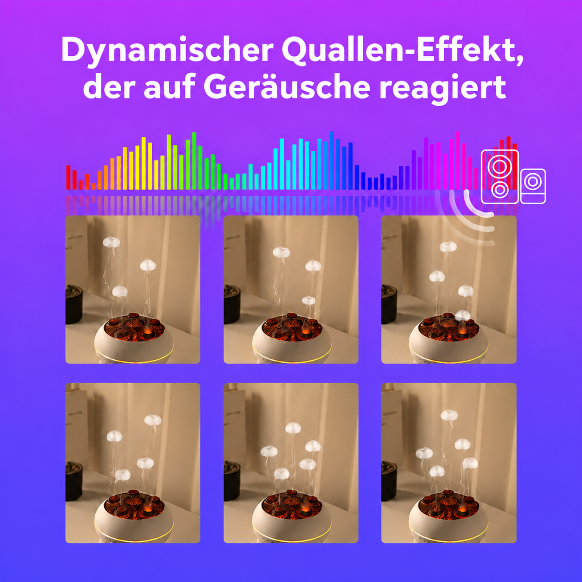 Lampuni Jelly – 3-in-1 Quallen-Diffusor